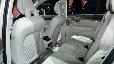 2015 Volvo XC90  rear seat at the 2014 Paris Motor Show