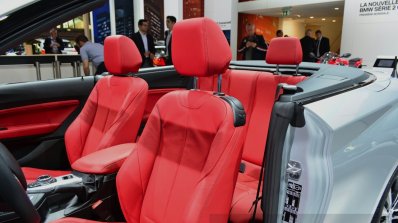 BMW 2 Series Convertible seats at the 2014 Paris Motor Show