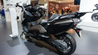 BMW C 650 GT special edition rear three quarters left at the 2014 INTERMOT 2014