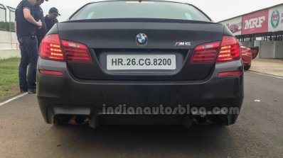 BMW M5 facelift rear in India