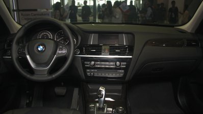 BMW X3 facelift dashboard at 2014 Philippines Motor Show