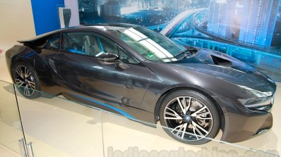 BMW i8 front three quarters at the 2014 Indonesia International Motor Show