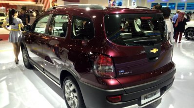 Chevrolet Spin Activ rear three quarters at the 2014 Indonesia International Motor Show