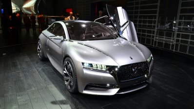 Citroen Divine DS Concept front three quarters left at the 2014 Paris Motor Show