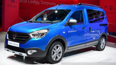Dacia Dokker Stepway front three quarters at the 2014 Paris Motor Show