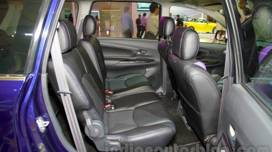 Daihatsu Xenia Indigo rear seat at the 2014 Indonesia International Motor Show