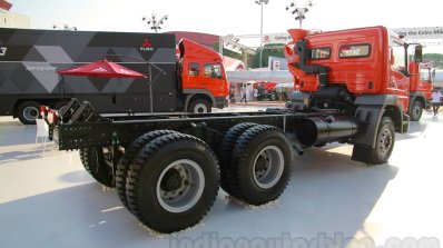 FUSO FJ 2528 rear three quarters left at the Indonesia International Motor Show 2014