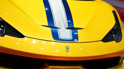 Ferrari 458 Speciale Aperta bumper at the 2014 Paris Motor Show