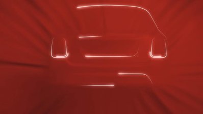 Fiat 500X teased rear