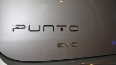 Fiat Punto Evo badge at the 2014 Nepal Auto Show