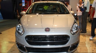 Fiat Punto Evo front at the 2014 Nepal Auto Show