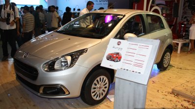 Fiat Punto Evo front left three quarter at the 2014 Nepal Auto Show