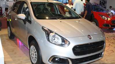 Fiat Punto Evo front right three quarter at the 2014 Nepal Auto Show
