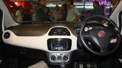 Fiat Punto Evo interior at the 2014 Nepal Auto Show