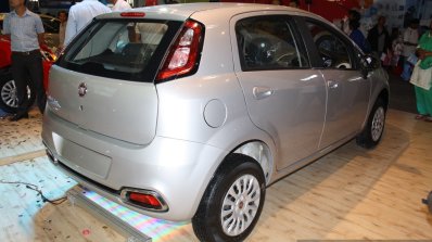 Fiat Punto Evo rear three quarter at the 2014 Nepal Auto Show