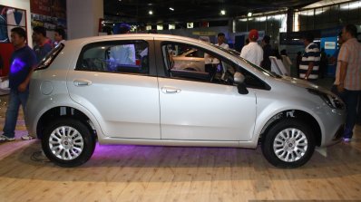 Fiat Punto Evo side at the 2014 Nepal Auto Show