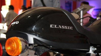 Hero Splendor Pro Classic decal at the 2014 Nepal Motor Show