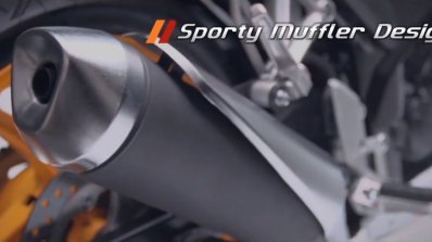 Honda CBR150R facelift muffler