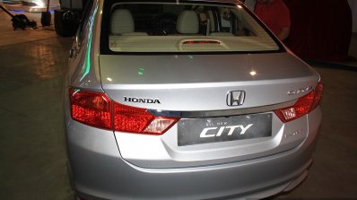 Honda City rear at the 2014 Nepal Auto Show