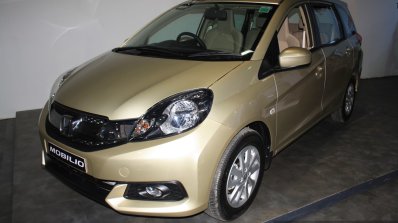 Honda Mobilio front three quarter at the NADA Auto Show Nepal
