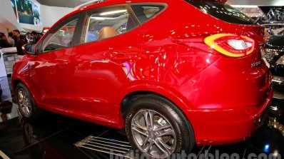 Hyundai Tucson rear three quarters left at the 2014 Indonesia International Motor Show
