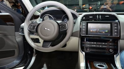Jaguar XE cockpit at the 2014 Paris Motor Show