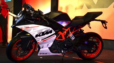KTM RC390 at the Indian launch