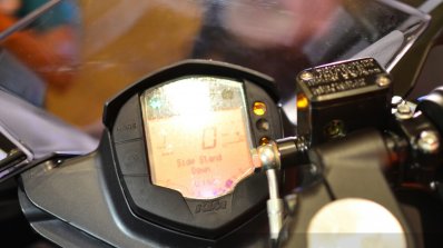 KTM RC390 digital dashboard at the Indian launch