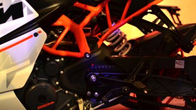 KTM RC390 frame at the Indian launch