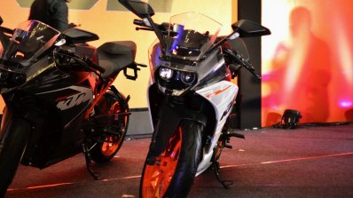 KTM RC390 front view at the Indian launch