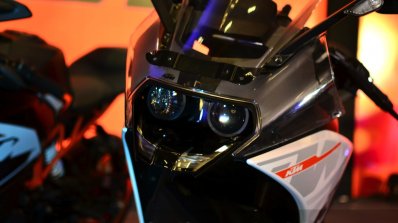 KTM RC390 headlamp at the Indian launch