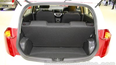 Kia Morning Special Edition at the 2014 Indonesia International Motor Show boot