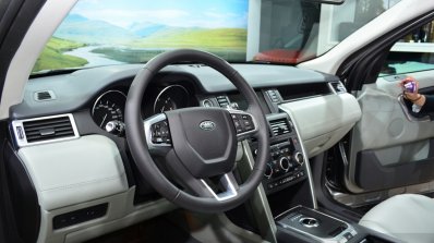 Land Rover Discovery Sport interior at the 2014 Paris Motor Show