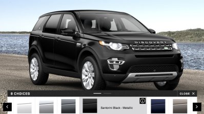 Land Rover Discovery Sport options color