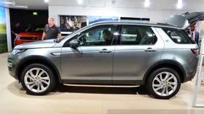Land Rover Discovery Sport side view at the 2014 Paris Motor Show