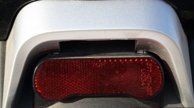 Mahindra Gusto review rear reflector