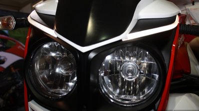 Mahindra Mojo dual headlamp at the 2014 Nepal Auto Show