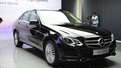 Mercedes E350 CDI launch front quarter