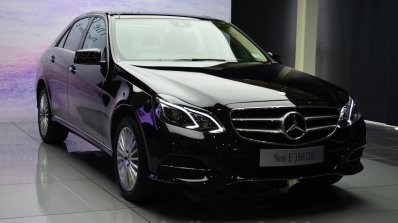Mercedes E350 CDI launch front quarters