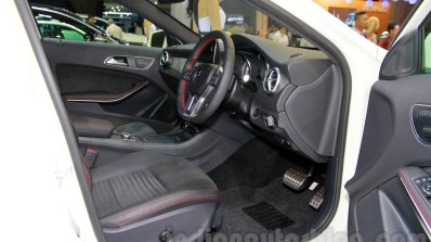 Mercedes GLA front seats at the Indonesia International Motor Show 2014