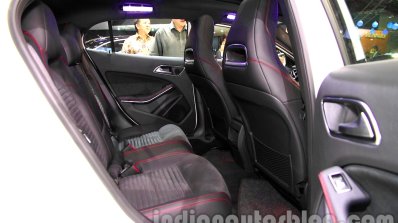 Mercedes GLA rear seat at the Indonesia International Motor Show 2014