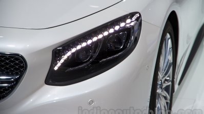 Mercedes S65 AMG Coupe headlamp at Moscow Motor Show 2014