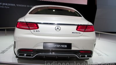 Mercedes S65 AMG Coupe rear at Moscow Motor Show 2014