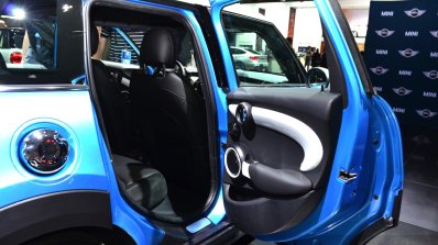 Mini 5 door rear door at the 2014 Paris Motor Show