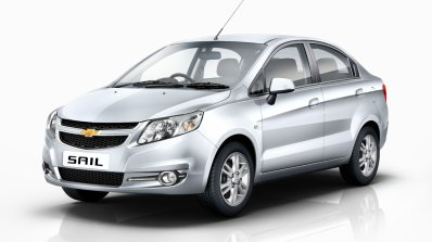 New Chevrolet Sail front three quarters press image
