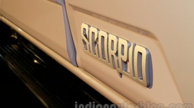 New Mahindra Scorpio badeg of the car Delhi launch
