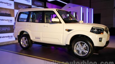 New Mahindra Scorpio front three quarter Delhi launch