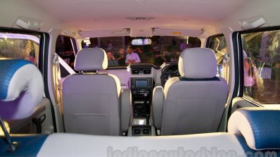 New Mahindra Scorpio seat headrest Delhi launch