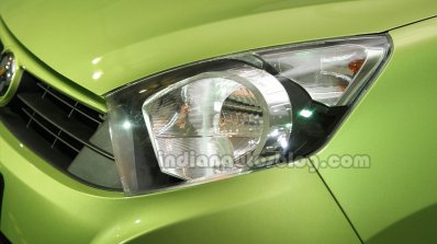 Perodua Axia headlamp at the Malaysian launch