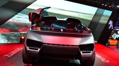 Peugeot Quartz rear fascia at the 2014 Paris Motor Show